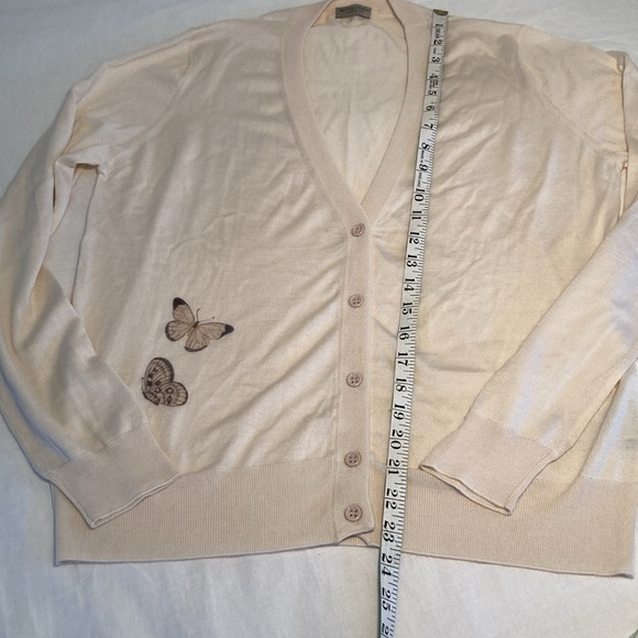 Bottega Veneta butterfly cashmere silk cardigan 44/L - Picture 7 of 15